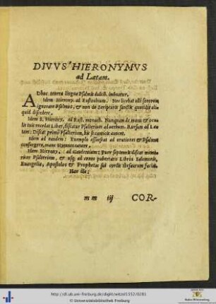 Divus Hieronymus ad Lætam