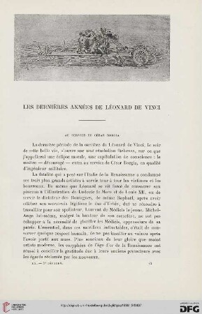 3. Pér. 20.1898: Les dernières années de Léonard de Vinci