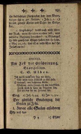 DXCVIII. Am Fest der Erscheinung. Evangelium.