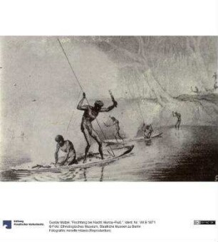 "Fischfang bei Nacht. Murray-Fluß."