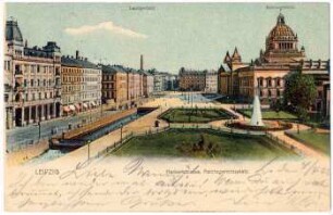 Leipzig : Harkortstraße, Reichsgerichtsptatz ; Landgericht ; Reichsgeric3t