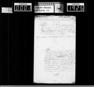 Weihnachts- und Neujahrsschreiben 1750 und 1750/1751