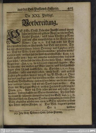Die XXI. Predigt