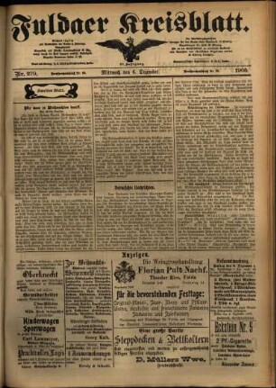 Zweite Ausgabe vom Mittwoch, den 06. Dezember 1905.
