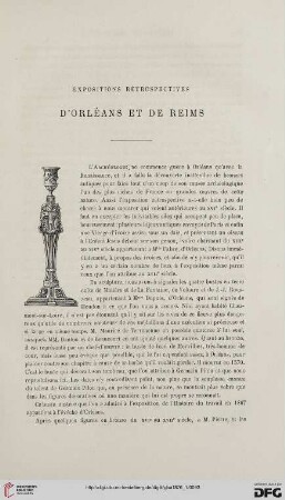 2. Pér. 14.1876: Expositions rétrospective d'Orléans et de Reims