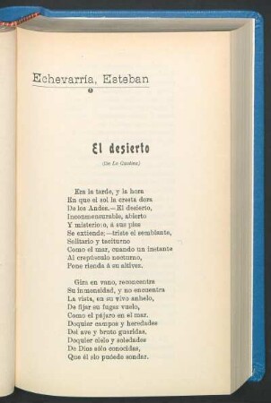El desierto : (De la cautiva)