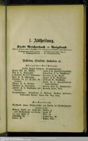Stadt Reichenbach im Voigtland