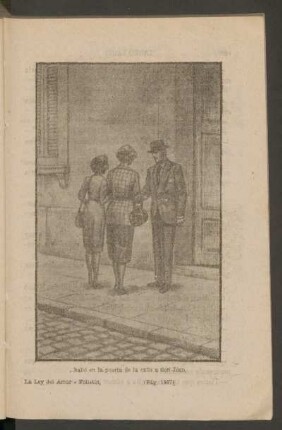 ... halló en la puerta de la calle a don Juan. - [Ilustración]