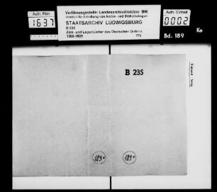Amt Nitzenhausen: Lagerbuch zu Ailringen, 1. Band