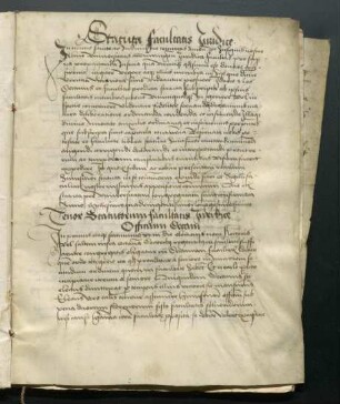 Tenor Statutorum facultatis Juridice. Officium Decani.