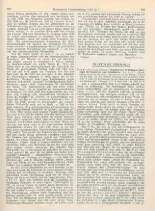 266-268 [Rezension] Fendt, Leonhard, Grundriß der Praktischen Theologie