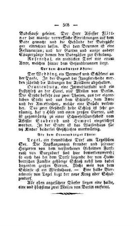 Vor dem Oranienburger Thore