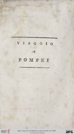 Viaggio a Pompei
