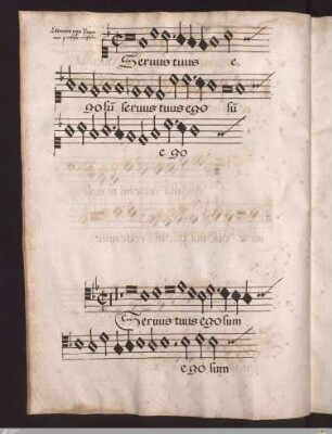 Clemens no Papa : Servus tuus ego