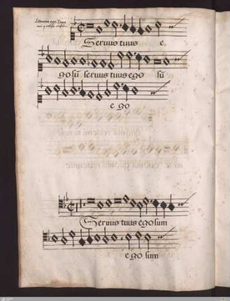 Clemens no Papa : Servus tuus ego