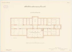 Schullehrerseminar, Linnich: Grundriss Dachgeschoss 1:100
