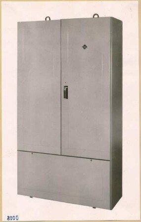 Fernsteuerung poln. Staatsbahn, Schrank geschlossen; Foto 1953