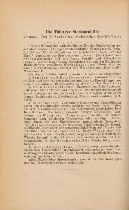 6, Die Tübinger Studentenhilfe E.V.