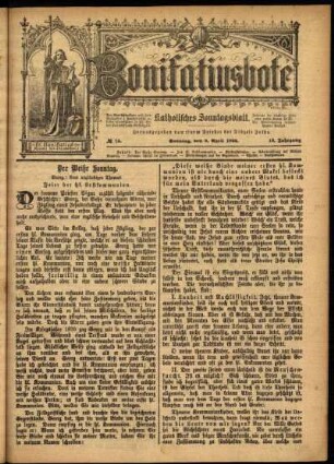 Ausgabe vom Sonntag, den 09. April 1893.