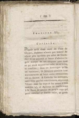 Chapitre XV. Corinthe.