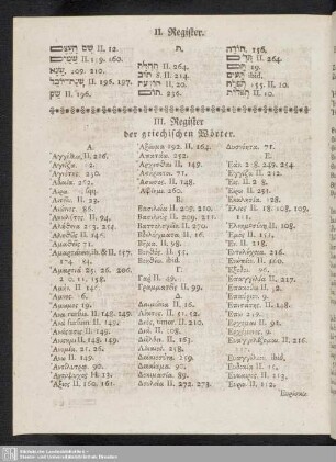 III. Register der griechischen Wörter