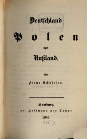 Deutschland, Polen und Rußland