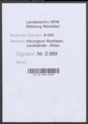 Akten des Hofrats und der Landtagsdeputierten über den Landtag 1738