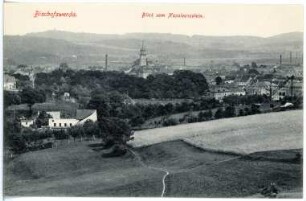 Bischofswerda. Blick auf Bischofswerda vom Napoleonstein