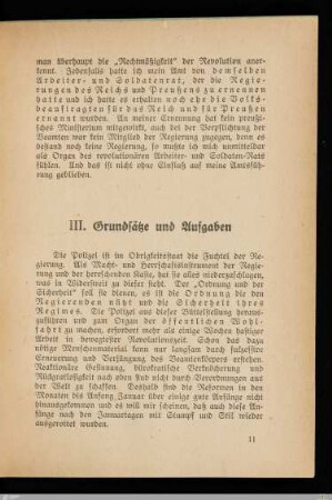 III. Grundsätze und Aufgaben