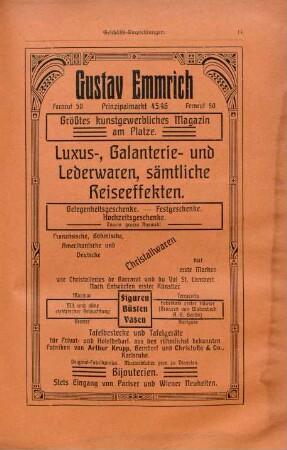 Geschäfts-Empfehlungen