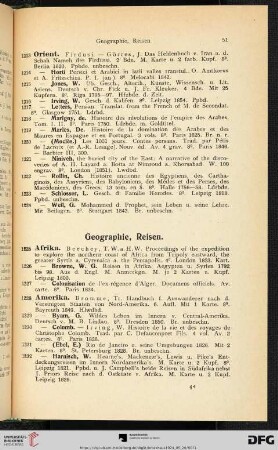 Geographie, Reisen (Nr. 1225 - 1310)