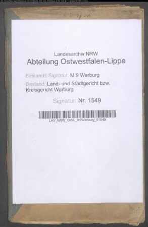 Erblasser: Blome, Johann Friedrich Adolph Reginald: