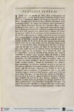 Privilège général
