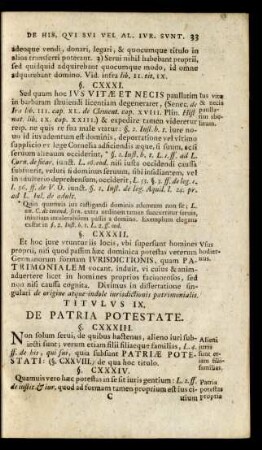 Titulus IX. De Patria Potestate