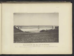 Eisenbahnbrücke über den Lech bei Kaufering.