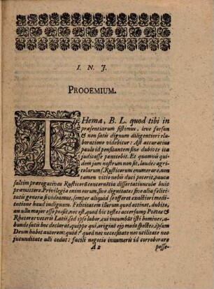 Disputatio Inauguralis, De Eo, qvod justum est circa Rusticos in Materiâ Feudali