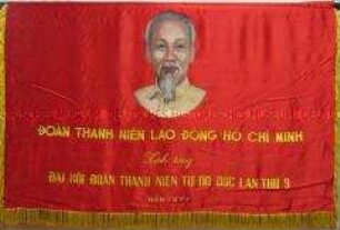 Freundschaftsbanner vom Verband der werktätigen Jugend Ho Chi Minh