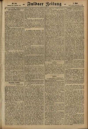 Zweite Ausgabe vom Samstag, den 04. September 1915.