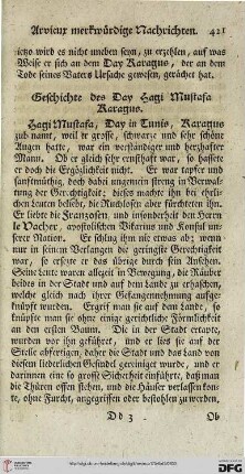 Geschichte des Day Hagi Mustafa Karagus