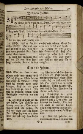 Der 100 Psalm. - 150 Psalm.