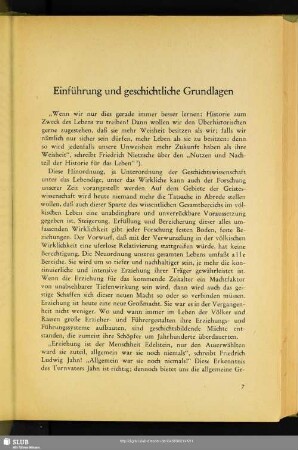 Einführung und geschichtliche Grundlagen
