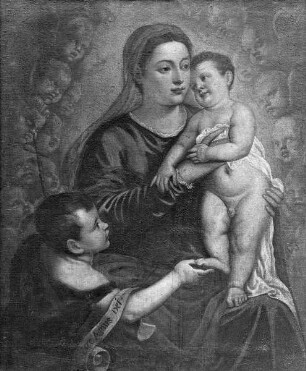 Madonna mit Kind und heiligem Johannes als Kind