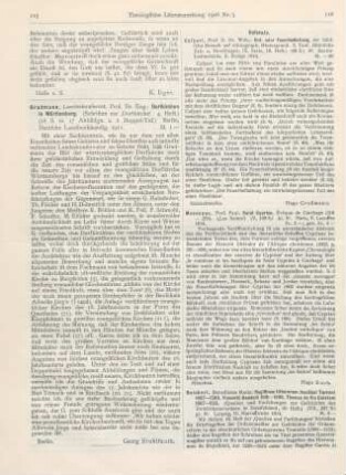 116-117 [Rezension] Reichert, Benedictus Maria, Registrum litterarum Joachimi Turrani 1487 - 1500, Vincentii Bandelli 1501 - 1506, Thomas de Vio Caietani 1507 - 1513