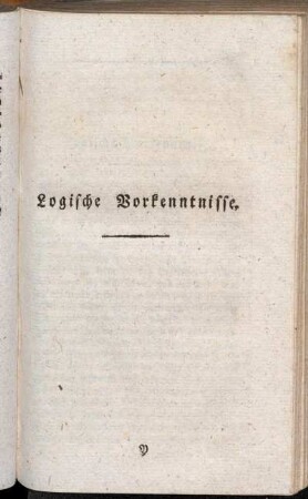 Logische Vorkenntnisse.