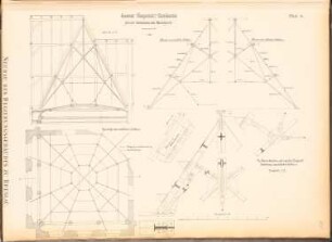 Regierungsgebäude, Breslau: Details Dachbinder 1:50