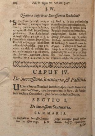 Caput IV. De Successione Statutaria, & Pactitia.