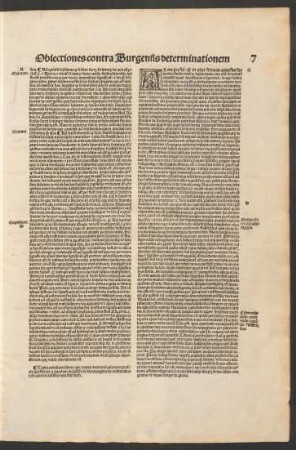 Copia cuiusdam litterae quae contra determinationem praedictae quaestionis ...