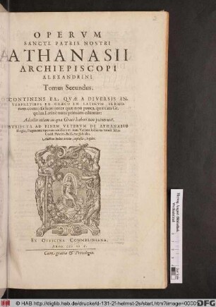 Continens Ea, Quae A Diversis Interpretibus Ex Graeco In Latinum Sermonem conversa sunt ...