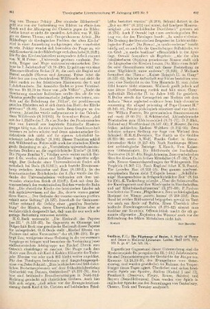 602-604 [Rezension] Gardiner, F. C., The pilgrimage of desire