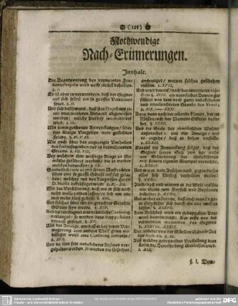 Nothwendige Nach-Erinnerungen